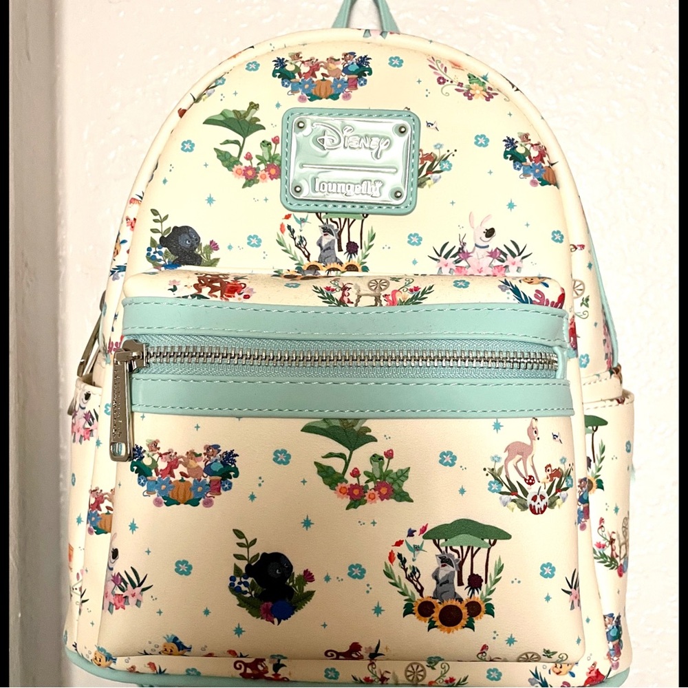 Loungefly Disney Princess Companion Floral Mini Backpack - BoxLunch Exclusive